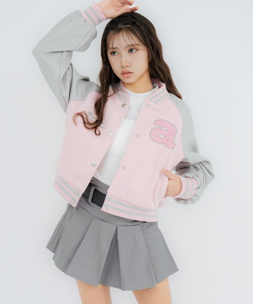 ANAP GｉRL（アナップガール）の「ベルト付プリーツスカート（スカート・キッズ・ネイビー/ブラック/グレー・XS/S/M）」の9枚目の写真