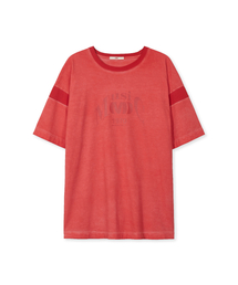 リンガーTシャツ レディアントレッド