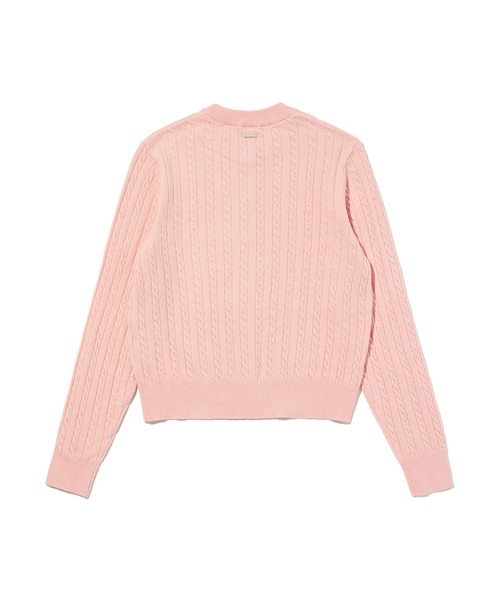 Levi's(リーバイス)の「Levi's/リーバイス スーパーソフト クルーネックカーディガン(カーディガン/ボレロ・レディース・ピンク・M/S/XS)」の8枚目の写真