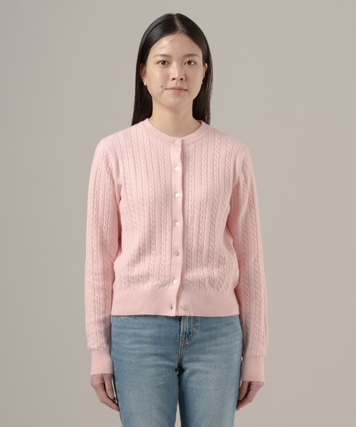 Levi's(リーバイス)の「Levi's/リーバイス スーパーソフト クルーネックカーディガン(カーディガン/ボレロ・レディース・ピンク・M/S/XS)」の16枚目の写真