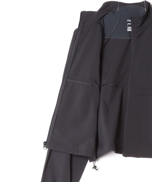 GAP（ギャップ）の「GapFitオーバーサイズ ランアラウンドトラックジャケット（その他アウター・レディース・ブラック/ピンク・S/XS/XXS/L/M）」の3枚目の写真