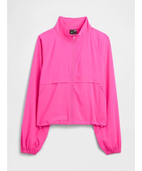 GAP（ギャップ）の「GapFitオーバーサイズ ランアラウンドトラックジャケット（その他アウター・レディース・ブラック/ピンク・S/XS/XXS/L/M）」の12枚目の写真