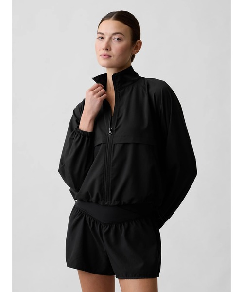 GAP（ギャップ）の「GapFitオーバーサイズ ランアラウンドトラックジャケット（その他アウター・レディース・ブラック/ピンク・S/XS/XXS/L/M）」の9枚目の写真