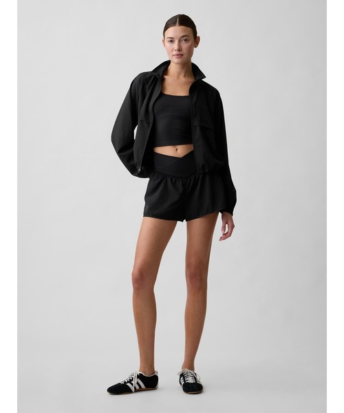GAP（ギャップ）の「GapFitオーバーサイズ ランアラウンドトラックジャケット（その他アウター・レディース・ブラック/ピンク・S/XS/XXS/L/M）」の11枚目の写真