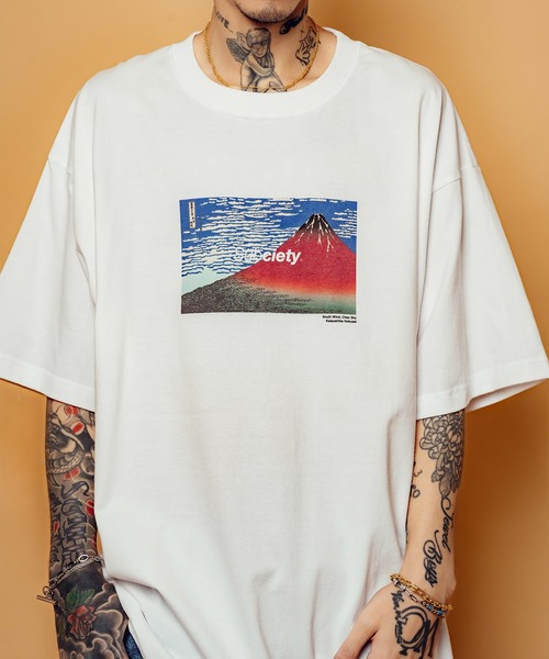 Subciety(サブサエティ)の「Souvenir ratio tee(Tシャツ/カットソー・メンズ・B/C/D/A/E/F・SMALL/MEDIUM/LARGE/X-LARGE/XX-LARGE)」の4枚目の写真