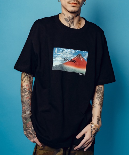 Subciety(サブサエティ)の「Souvenir ratio tee(Tシャツ/カットソー・メンズ・B/C/D/A/E/F・SMALL/MEDIUM/LARGE/X-LARGE/XX-LARGE)」の5枚目の写真