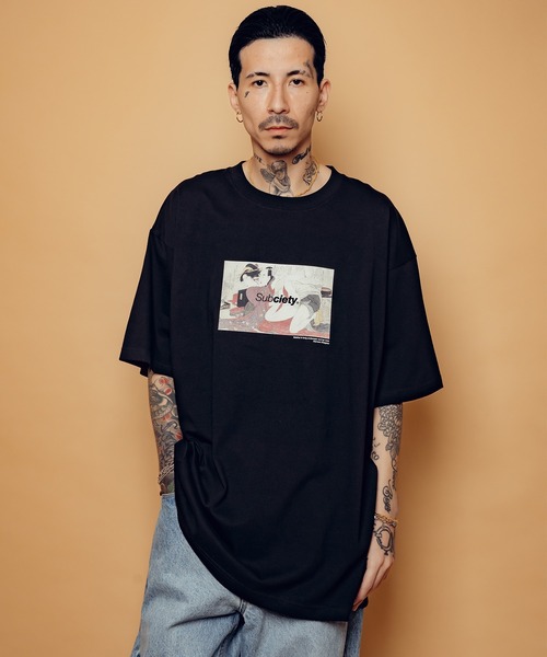 Subciety(サブサエティ)の「Souvenir ratio tee(Tシャツ/カットソー・メンズ・B/C/D/A/E/F・SMALL/MEDIUM/LARGE/X-LARGE/XX-LARGE)」の21枚目の写真