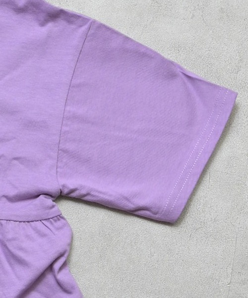 Life Support Products（ライフサポートプロダクツ）の「【COTTON from U.S.A】ティアードハンソデワンピース（ワンピース・キッズ・ホワイト系その他/オレンジ/ラベンダー・140/130/120/110/100/90/150）」の11枚目の写真