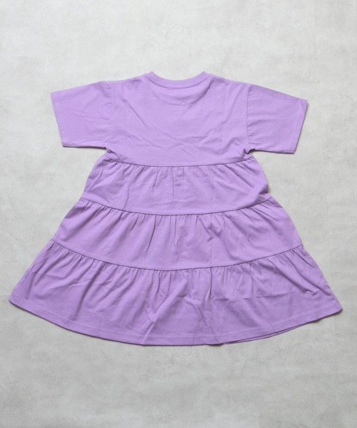 Life Support Products（ライフサポートプロダクツ）の「【COTTON from U.S.A】ティアードハンソデワンピース（ワンピース・キッズ・ホワイト系その他/オレンジ/ラベンダー・140/130/120/110/100/90/150）」の14枚目の写真