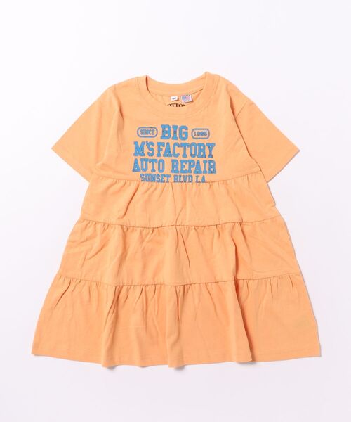 Life Support Products（ライフサポートプロダクツ）の「【COTTON from U.S.A】ティアードハンソデワンピース（ワンピース・キッズ・ホワイト系その他/オレンジ/ラベンダー・140/130/120/110/100/90/150）」の15枚目の写真