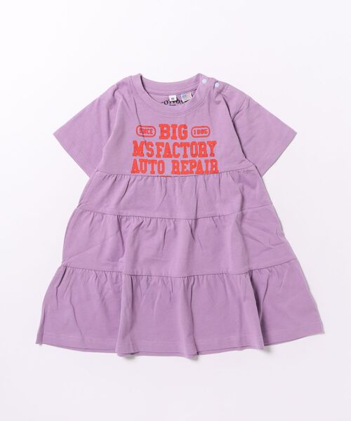 Life Support Products（ライフサポートプロダクツ）の「【COTTON from U.S.A】ティアードハンソデワンピース（ワンピース・キッズ・ホワイト系その他/オレンジ/ラベンダー・140/130/120/110/100/90/150）」の16枚目の写真