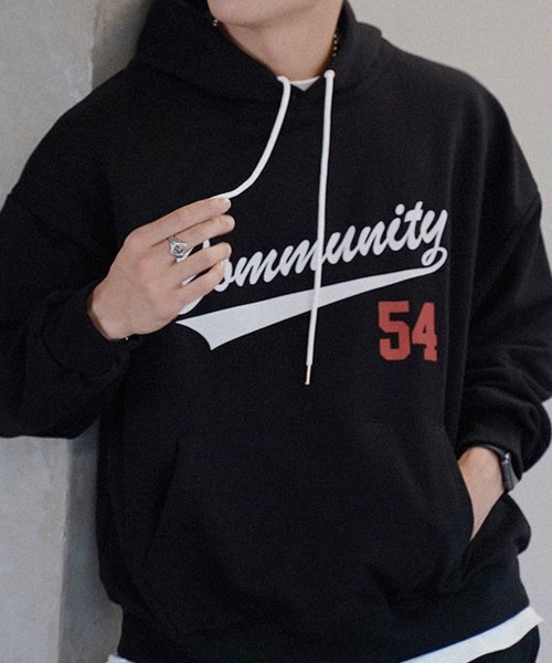 THE MILE（ザマイル）の「COMMUNITY 54 SWEAT HOODIE[BLACK]（パーカー・メンズ・その他・L/M/S/XL）」の5枚目の写真