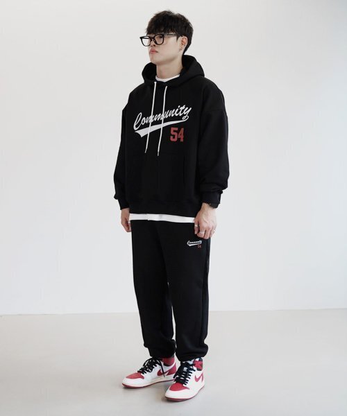 THE MILE（ザマイル）の「COMMUNITY 54 SWEAT HOODIE[BLACK]（パーカー・メンズ・その他・L/M/S/XL）」の6枚目の写真