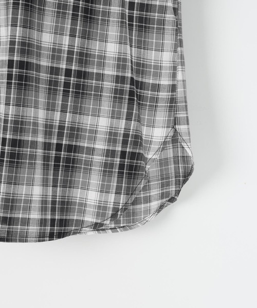 PAGEBOY（ページボーイ）の「シアーチェックフードシャツ（シャツ/ブラウス・レディース・イエロー/ブルー/ブラック・FREE）」の13枚目の写真