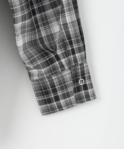 PAGEBOY（ページボーイ）の「シアーチェックフードシャツ（シャツ/ブラウス・レディース・イエロー/ブルー/ブラック・FREE）」の12枚目の写真