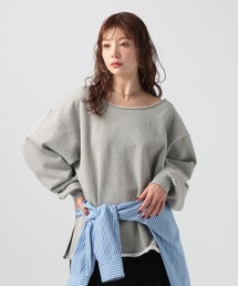 BAYFLOW | [春カラーで登場]オフショルダースウェットプルオーバー(スウェット)