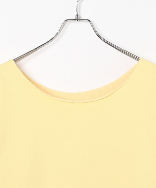 BAYFLOW（ベイフロー）の「[春カラーで登場]オフショルダースウェットプルオーバー（スウェット・レディース・ライトブルー/グレー/ライトイエロー・FREE）」の5枚目の写真