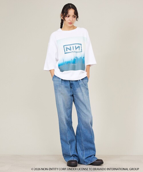 Johnbull（ジョンブル）の「【JOHNBULL/ ジョンブル】NINE INCH NAILS /ナイン・インチ・ネイルズ/プリントTシャツ/ユニセックス（Tシャツ/カットソー・メンズ・ホワイト系その他/ホワイト系その他2・M/L）」の15枚目の写真