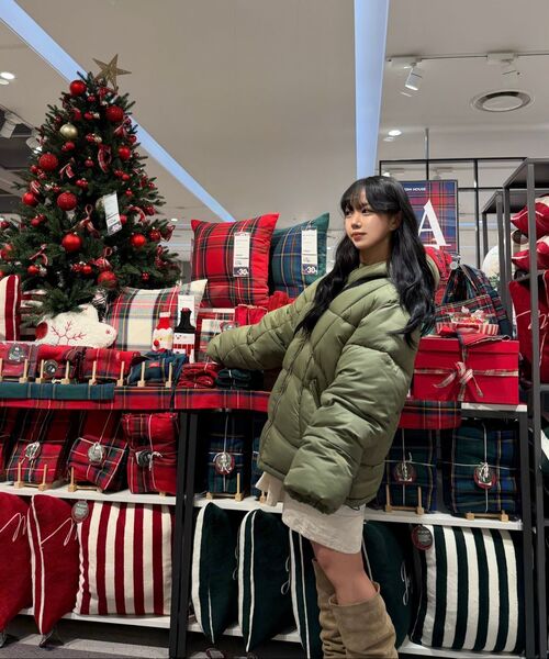LEIRE（ルアール）の「バラクラバプファーフードパディング [カーキ]（ダウンジャケット/コート・メンズ・その他・M/L/S）」の10枚目の写真