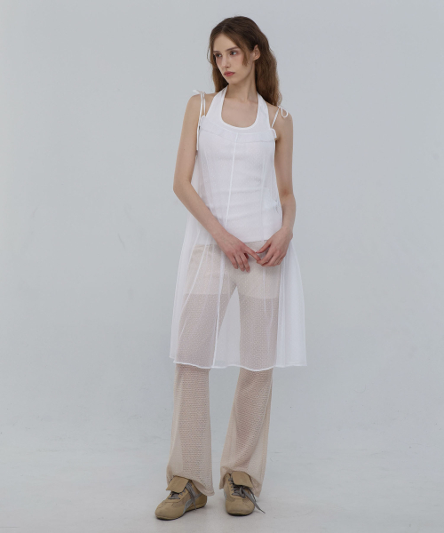 CHICKS（チックス）の「スタンダードゴルジホルターネックホワイト（Tシャツ/カットソー・レディース・その他・FREE）」の5枚目の写真