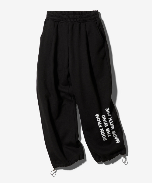 FANSHOW(ファンショー)の「(SETUP) MWL STRING HEAVY FLEECE-LINED HOODIE+PANTS - BLACK(パーカー・メンズ・ブラック・FREE)」の7枚目の写真