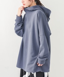 ビッグシルエットスタンドパーカー