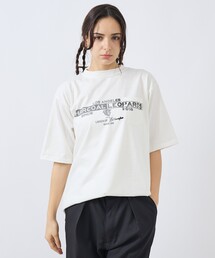 AMERICANA（アメリカーナ）の「【Americana（アメリカーナ）×　ORIGINAL Charcoal（オリジナル チャコール）】 Leopards Print T/プリント」Ｔシャツ/ユニセックス（Tシャツ/カットソー）」