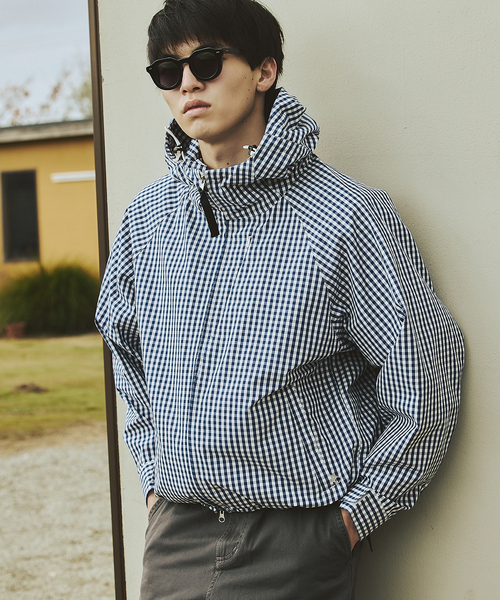 JOURNAL STANDARD（ジャーナルスタンダード）の「パターン フーディ シティ ジャケット（その他アウター・メンズ・ブルー系その他/ブラウン・MEDIUM/LARGE）」の2枚目の写真