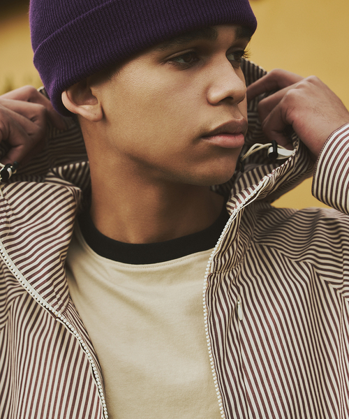 JOURNAL STANDARD（ジャーナルスタンダード）の「パターン フーディ シティ ジャケット（その他アウター・メンズ・ブルー系その他/ブラウン・MEDIUM/LARGE）」の7枚目の写真