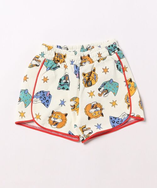 Ocean&Ground(オーシャン&グラウンド)の「Keiki POP パイピングショーツ(スウェットパンツ・キッズ・アニマル/ライトパープル/ドット・90/100/110/120/130/80)」の3枚目の写真