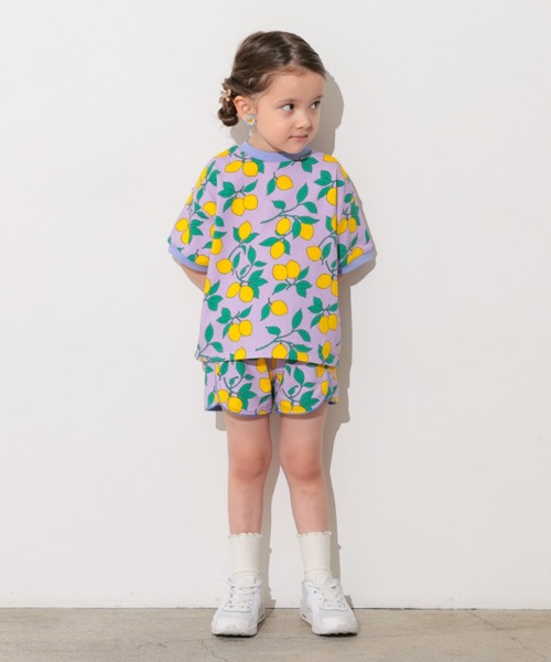 Ocean&Ground(オーシャン&グラウンド)の「Keiki POP パイピングショーツ(スウェットパンツ・キッズ・アニマル/ライトパープル/ドット・90/100/110/120/130/80)」の14枚目の写真