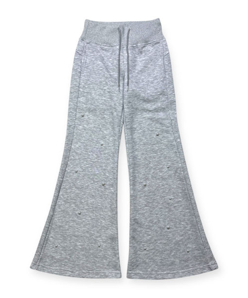 BORN SLIPPY（ボーンスリッピー）の「Pearl Drift Bootcut Sweat Pants (Melange Gray)（その他パンツ・レディース・その他・FREE）」の2枚目の写真