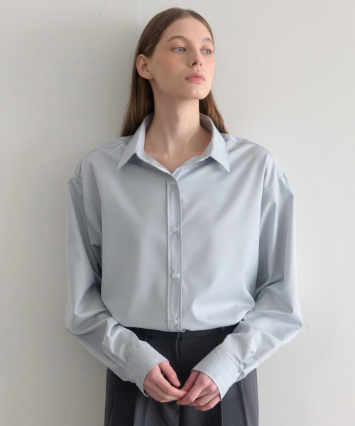 LENAV(ルナブ)の「オフィスシャツ(パステルスカイ)(ビジネスシャツ・レディース・その他・SMALL/MEDIUM)」の2枚目の写真