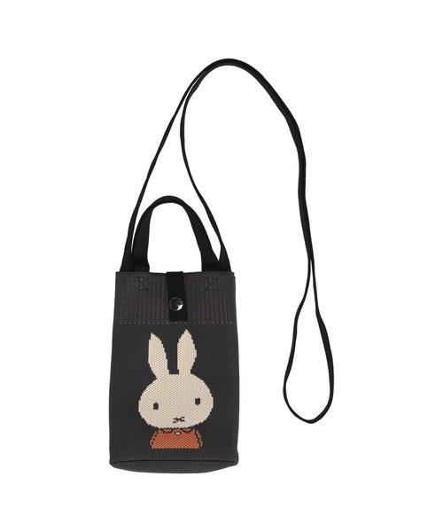 Miffy( ミッフィー)の「ニットショルダーバッグ(ショルダーバッグ・レディース・グレー/ブルー/アイボリー・FREE)」の2枚目の写真