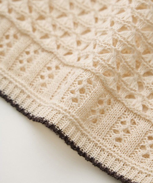 Coohem(コーヘン)の「【COOHEM】SUKASHI EMBOSSED KNIT PANTS/セットアップ対応・イージーケア(その他パンツ・レディース・ラベンダー/キナリ・FREE)」の21枚目の写真