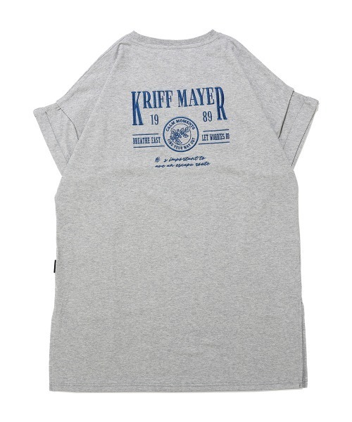 KRIFF MAYER Lady's Collection(クリフメイヤーレディースコレクション)の「【汗染み防止・撥水防汚・速乾・接触冷感】ウェットプロテクト刺繍チュニック(Tシャツ/カットソー・レディース・オフホワイト/グレー/ブラック/ブラウン/カラフル・MEDIUM/LARGE)」の6枚目の写真
