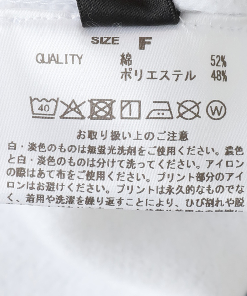 journal standard L'essage（ジャーナルスタンダードレサージュ）の「(FOCUS ON)フロッキーロゴスウェット（Tシャツ/カットソー・レディース・チャコールグレー/ベージュ/ネイビー・FREE）」の17枚目の写真