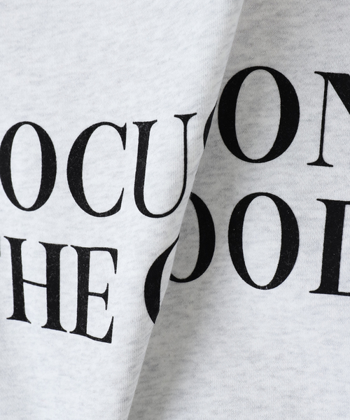 journal standard L'essage（ジャーナルスタンダードレサージュ）の「(FOCUS ON)フロッキーロゴスウェット（Tシャツ/カットソー・レディース・チャコールグレー/ベージュ/ネイビー・FREE）」の18枚目の写真