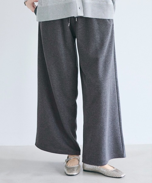coca(coca)(コカ)の「裏毛スウェットワイドパンツ(その他パンツ・レディース・グレー/チャコール・S/M/L)」の1枚目の写真
