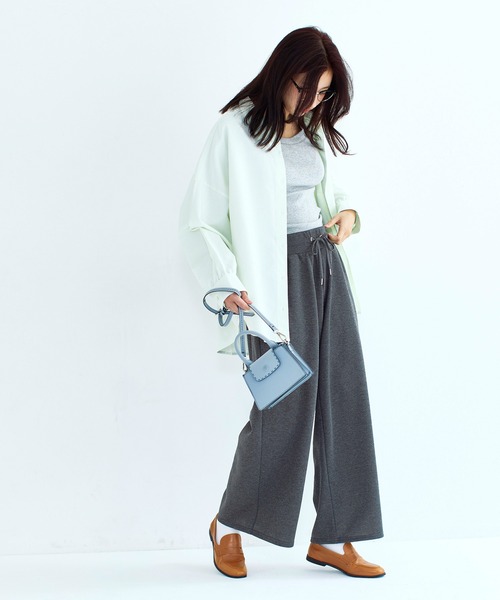 coca(coca)(コカ)の「裏毛スウェットワイドパンツ(その他パンツ・レディース・グレー/チャコール・S/M/L)」の17枚目の写真