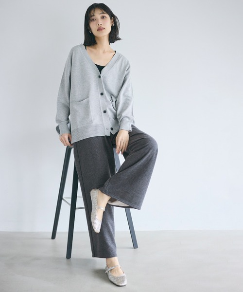 coca(coca)(コカ)の「裏毛スウェットワイドパンツ(その他パンツ・レディース・グレー/チャコール・S/M/L)」の22枚目の写真