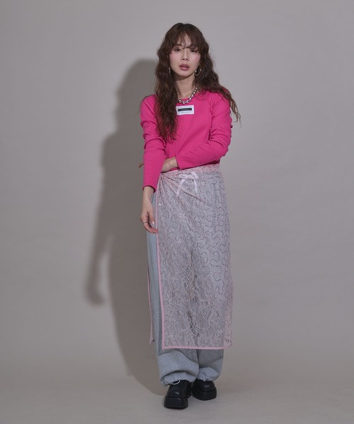 bohmal（ボマール）の「スパンコール大判スカーフ（バンダナ/スカーフ・レディース・ホワイト/ブラック/ピンク・FREE）」の18枚目の写真