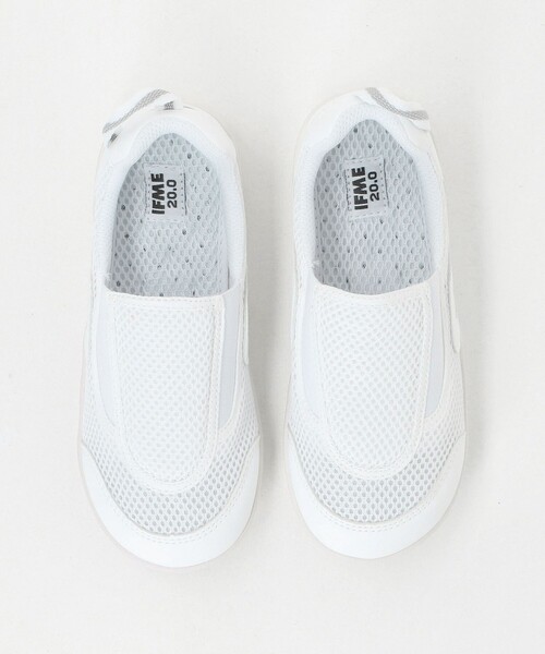 IFME(イフミー)の「<IFME>息するソール 上履き(スリッポン) / キッズ 17cm-23cm(スニーカー・キッズ・ホワイト・19cm/18cm/17cm/22cm/21cm/23cm/20cm)」の1枚目の写真