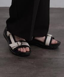 tk.TAKEO KIKUCHI | クリアソールダブルベルトサンダル(サンダル)