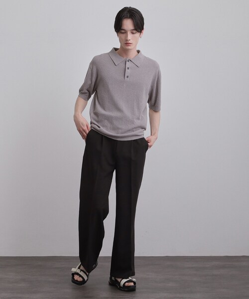 tk.TAKEO KIKUCHI（ティーケータケオキクチ）の「クリアソールダブルベルトサンダル（サンダル・メンズ・オフホワイト/ブラック・75/65/55）」の8枚目の写真