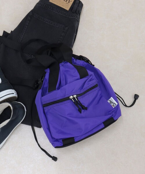 fredy emue（フレディエミュ）の「【Drifter/ドリフター】HANDLE POCKET TOTE BAG（ショルダーバッグ・レディース・パープル/ライトブルー/ブラック/グレー系その他・FREE）」の7枚目の写真