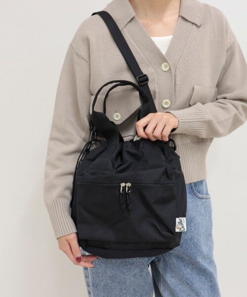 fredy emue（フレディエミュ）の「【Drifter/ドリフター】HANDLE POCKET TOTE BAG（ショルダーバッグ・レディース・パープル/ライトブルー/ブラック/グレー系その他・FREE）」の9枚目の写真