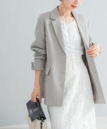 URBAN RESEARCH ROSSO WOMEN | リネンライクシングルテーラードジャケット(その他アウター)