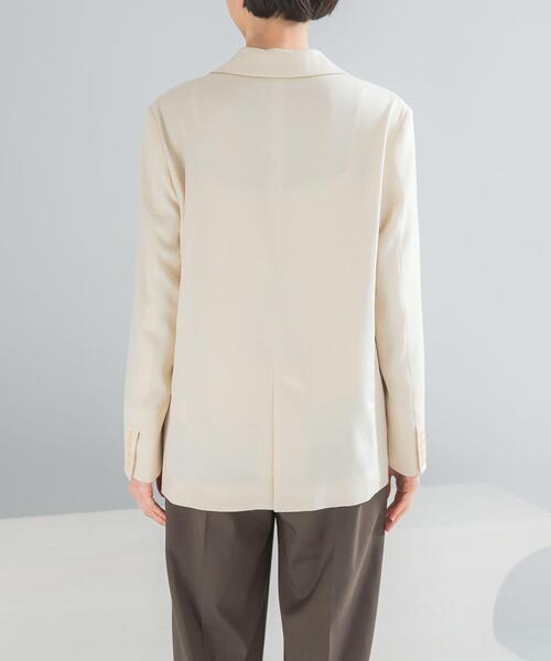 URBAN RESEARCH ROSSO WOMEN(アーバンリサーチ ロッソ)の「リネンライクシングルテーラードジャケット(その他アウター・レディース・イエロー/ベージュ・FREE)」の15枚目の写真