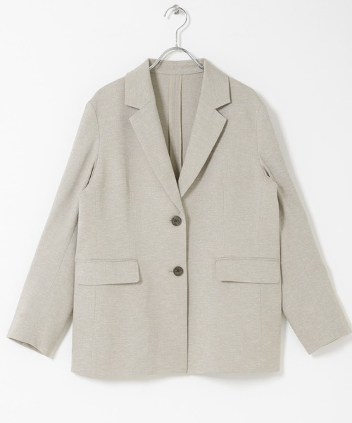 URBAN RESEARCH ROSSO WOMEN（アーバンリサーチ　ロッソ）の「リネンライクシングルテーラードジャケット（その他アウター・レディース・イエロー/ベージュ・FREE）」の18枚目の写真